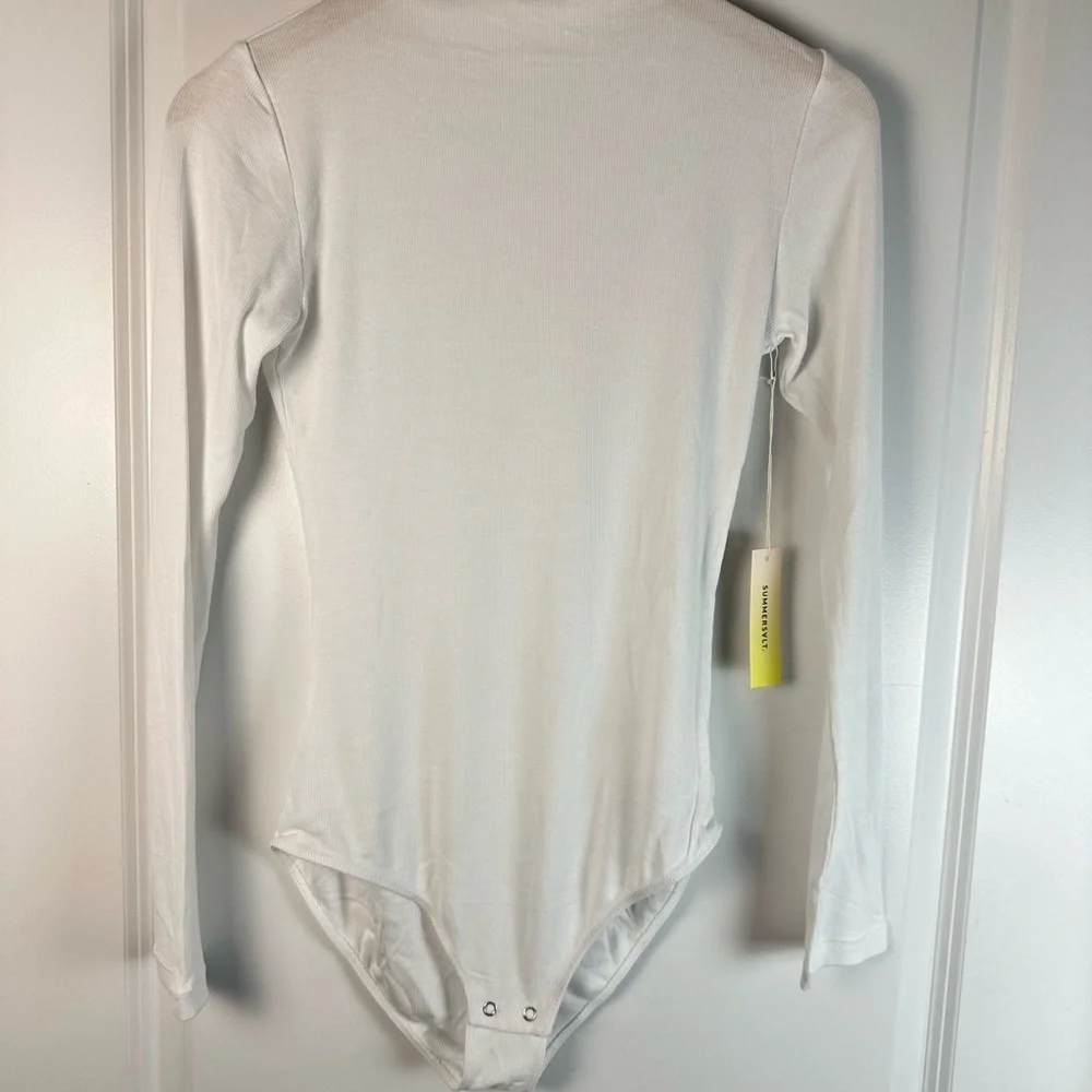 Summersalt White Long Sleeve Bodysuit - Picture 6 of 9